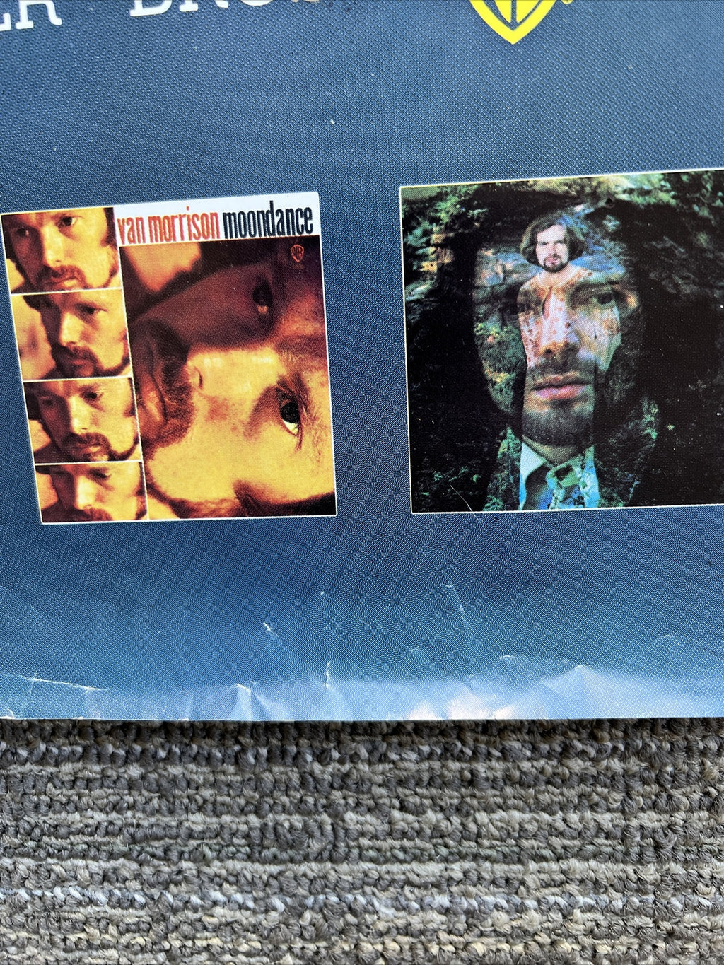 #182 Van Morrison Period Of Transition 1977 album Record Store promo poster2