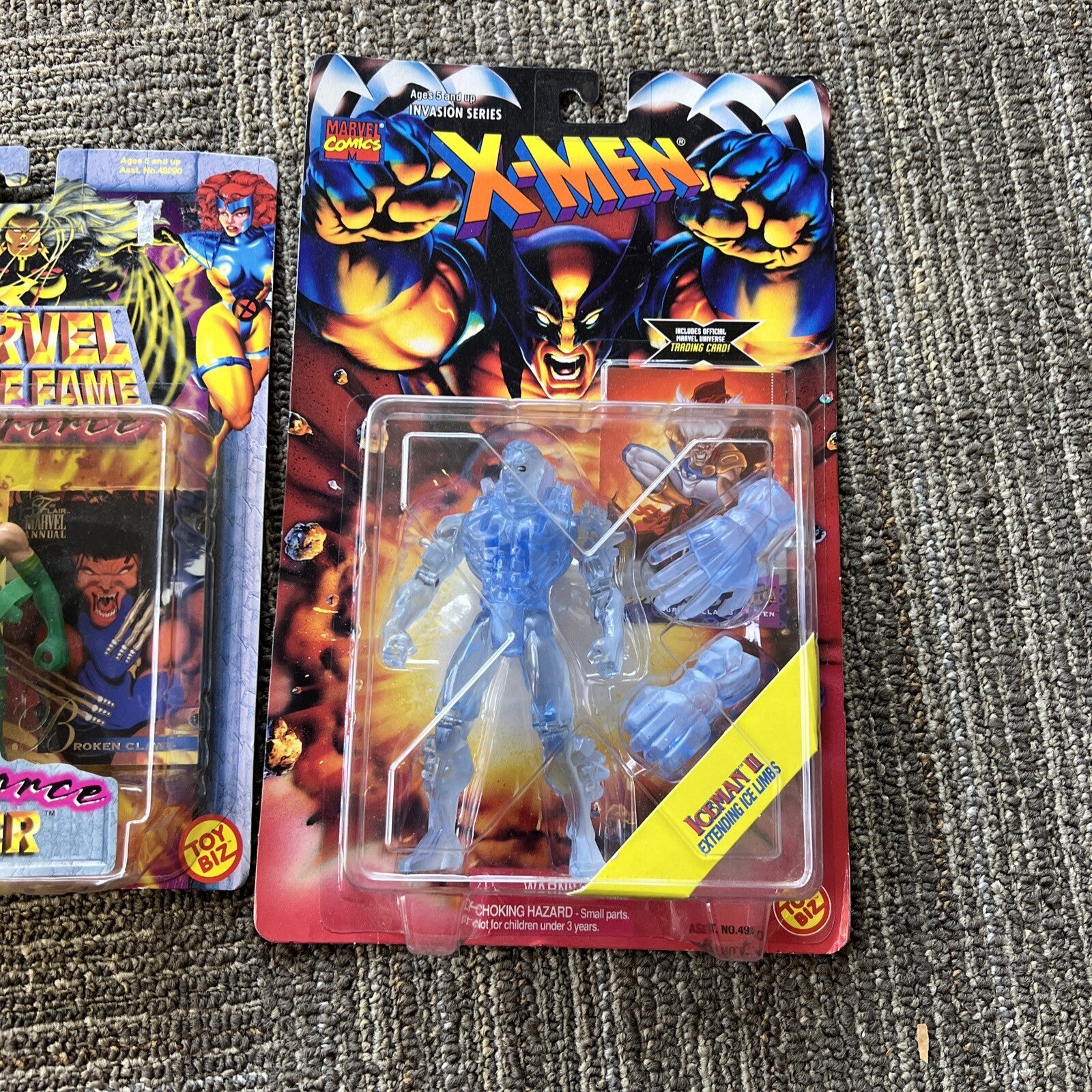 Lot of Three Marvel Comics Vintage Figures, Apider Woman Viper and Iceman II 3