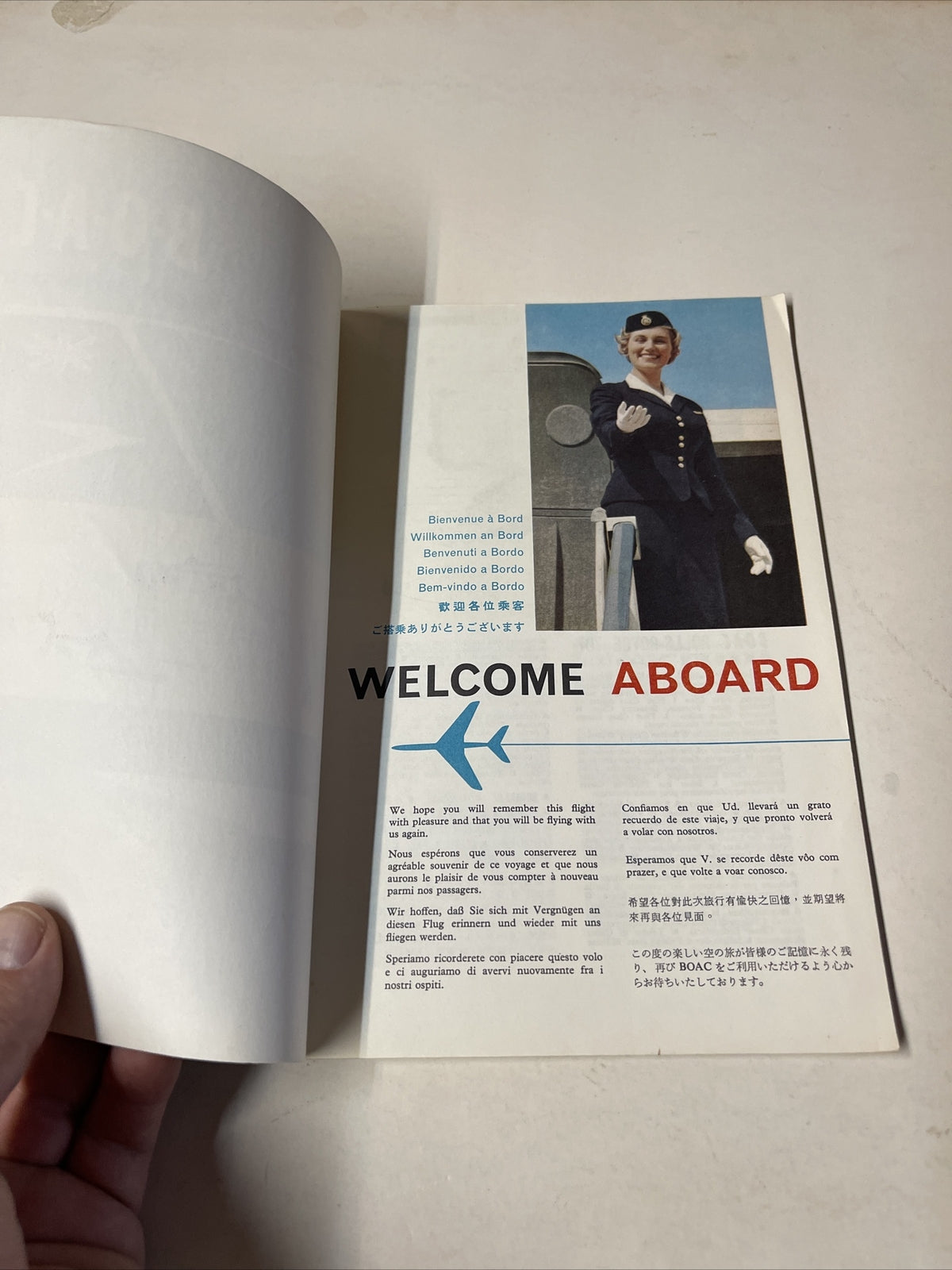 1962? BOAC Route Map Book British Air TIMETABLE SCHEDULE Brochure flight cover1