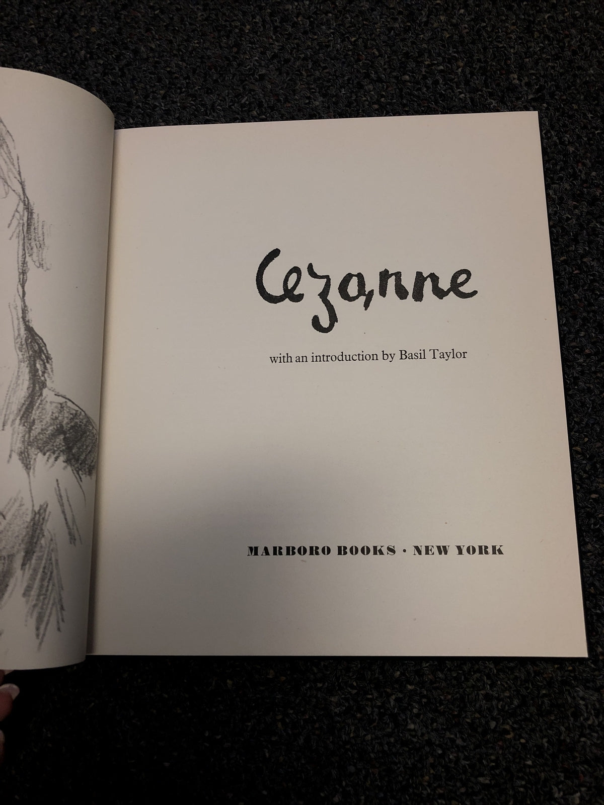 1961 CEZANNE Basil Taylor Marboro Books NY Art & Photography2