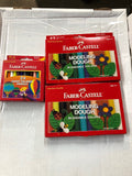 Faber Castell Lot : 2 Box 12 Color Non-Toxic Modelling Dough & 24 Short Color Pe0
