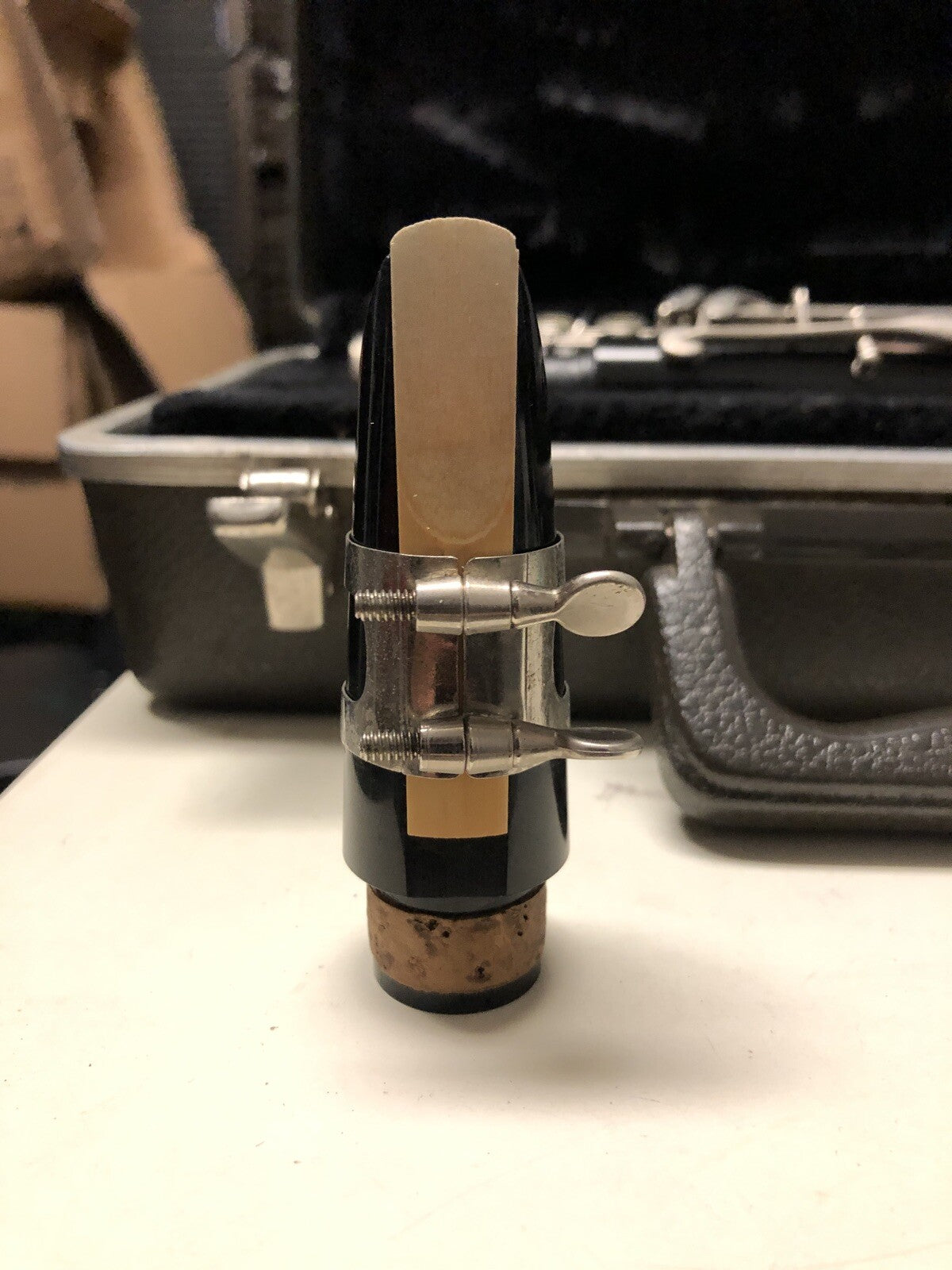 A5 Vintage Selmer Bundy Resonite Black Clarinet w/ Case2