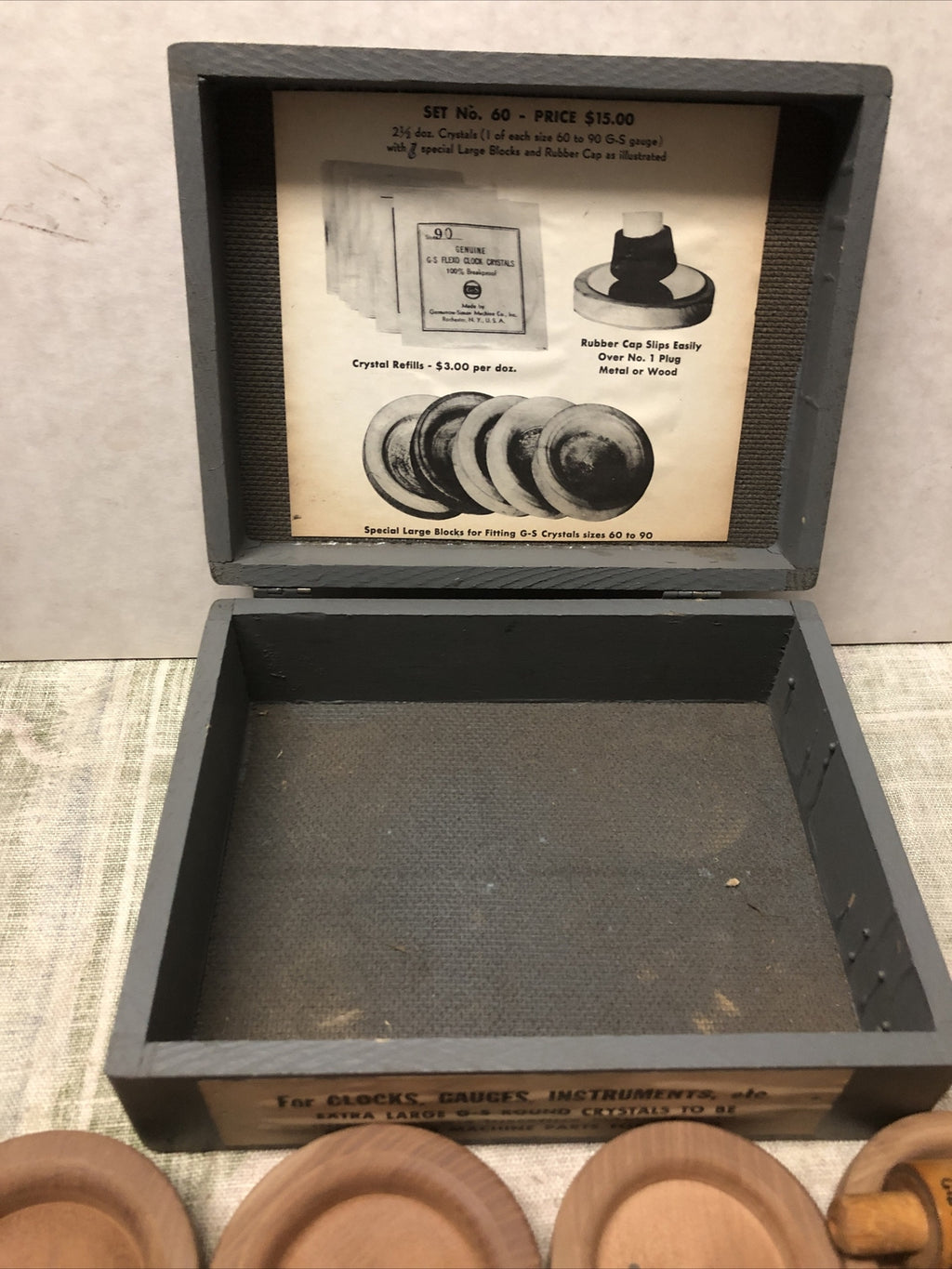 GS Flexo Box W/ Crystals & Blocks For Fitting Crystals Watchmaker1