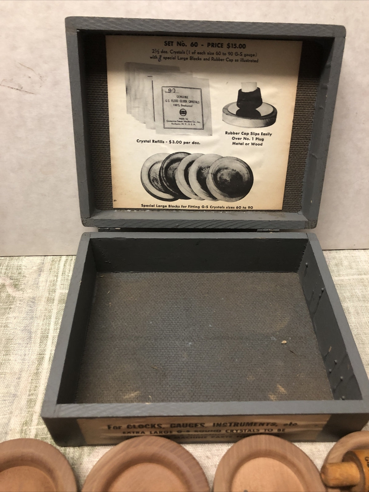 GS Flexo Box W/ Crystals & Blocks For Fitting Crystals Watchmaker1