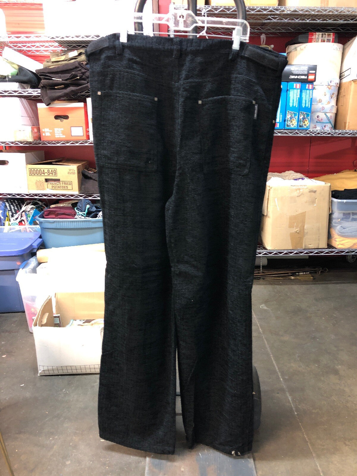Italy De Cello Jacket And Suitpants Set Black 90s 2XL6