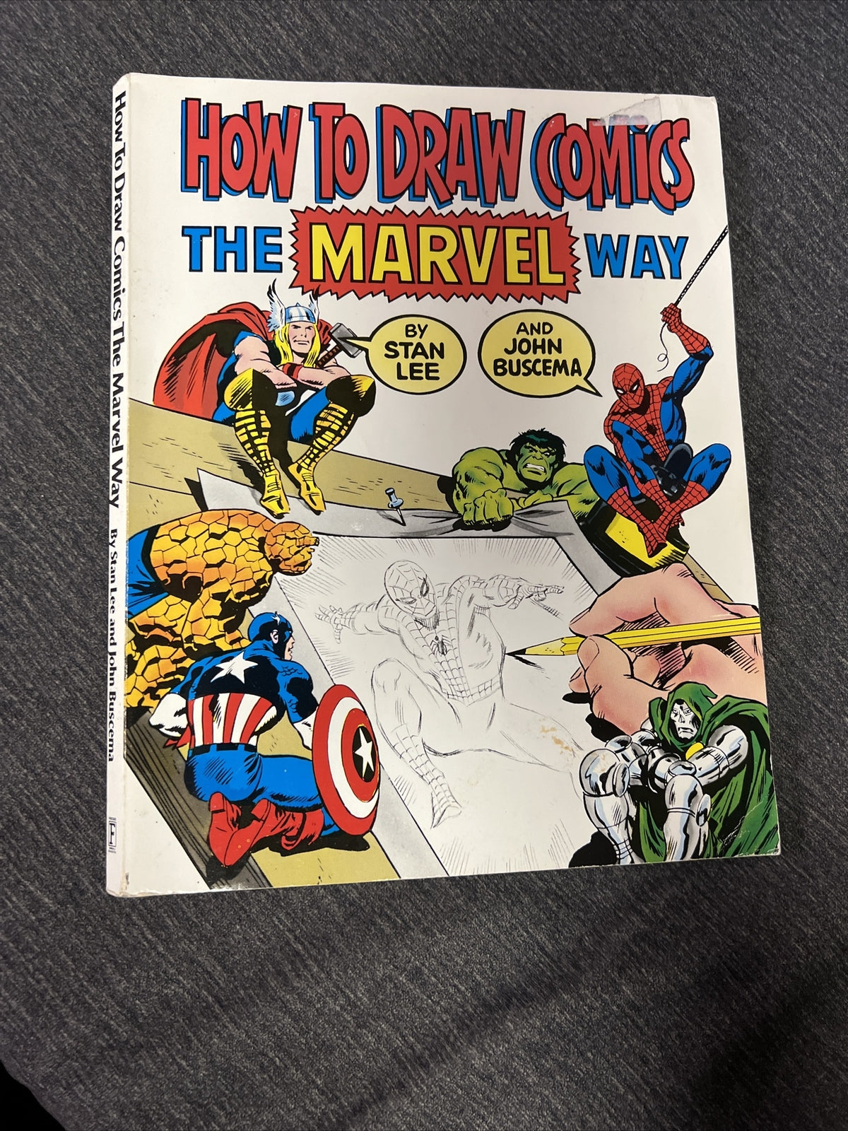 How to Draw Comics the Marvel Way | Lee Buscema | HC | Simon Schuster 19780