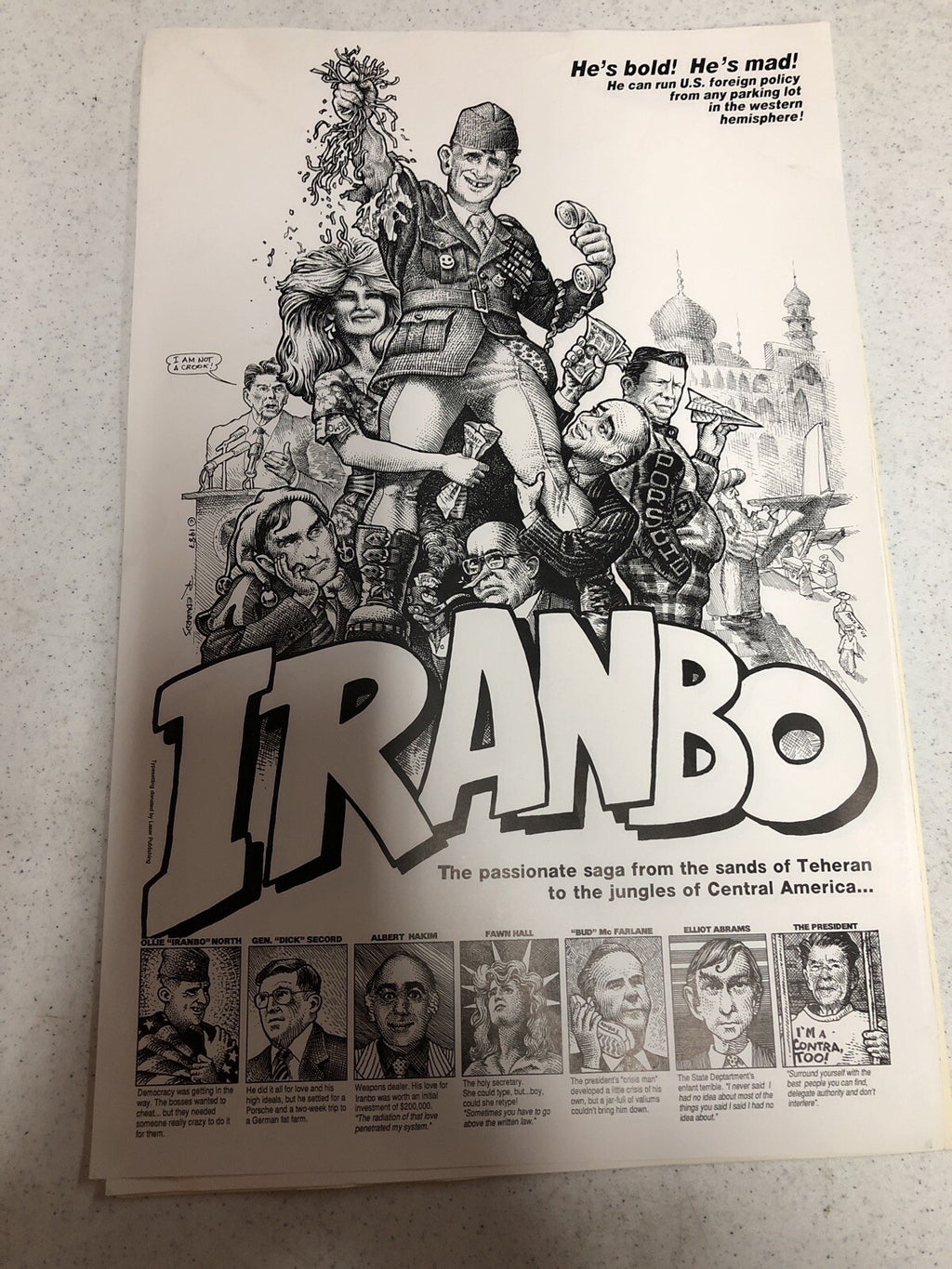Iranbo poster 1987 R. Edwards0