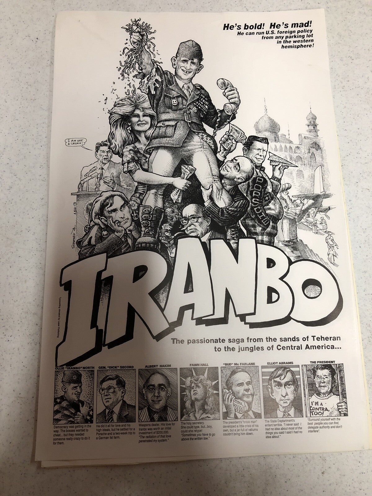 Iranbo poster 1987 R. Edwards0