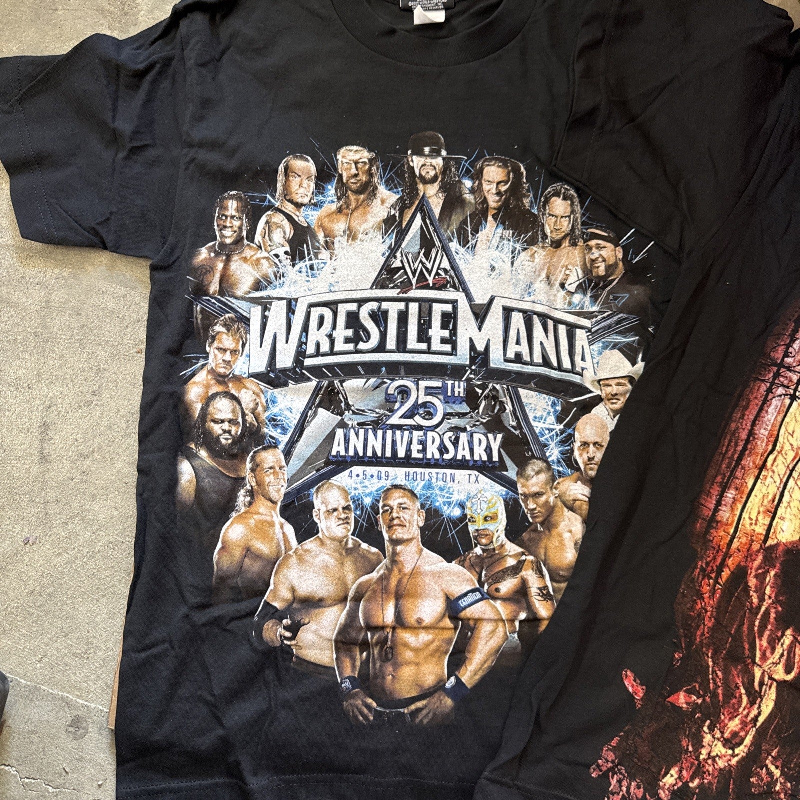 Lot of 2 WWE 2009  25th Anniversary Houston Texas & The Undertaker 20081