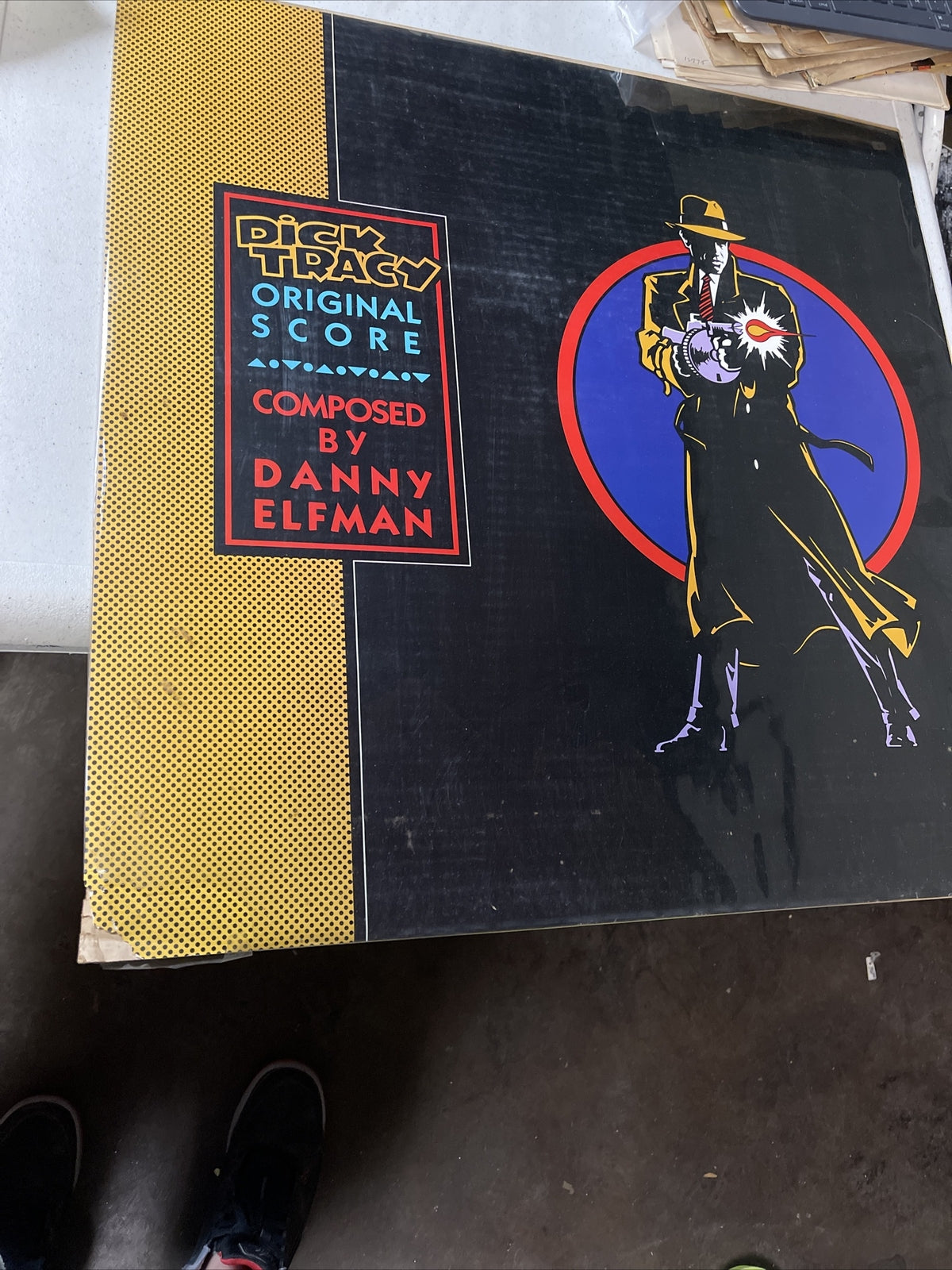 Walt Disney DICK TRACY Original Score MOVIE POSTER Danny Elfman0