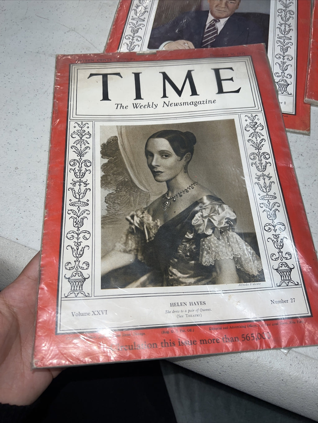 Lot of 3 Vintage Time Weekly Magazine 1930’s Helen Hayes Man of The Year Mossman2