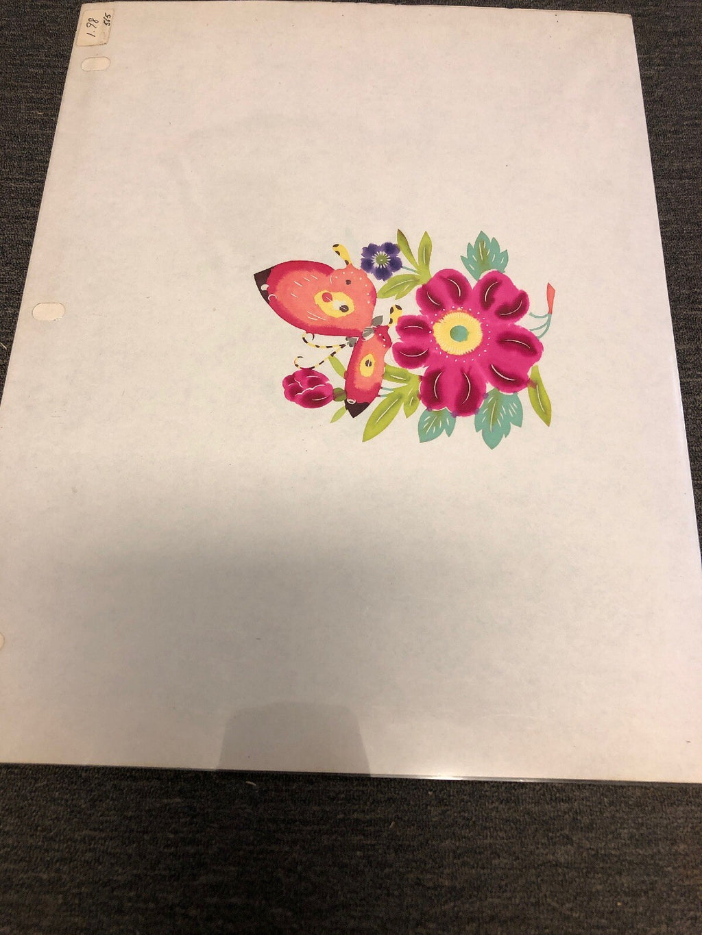 Chinese Paper Cuts Butterfly on colorful pieces Zhou Hand Cut Decoration Art0