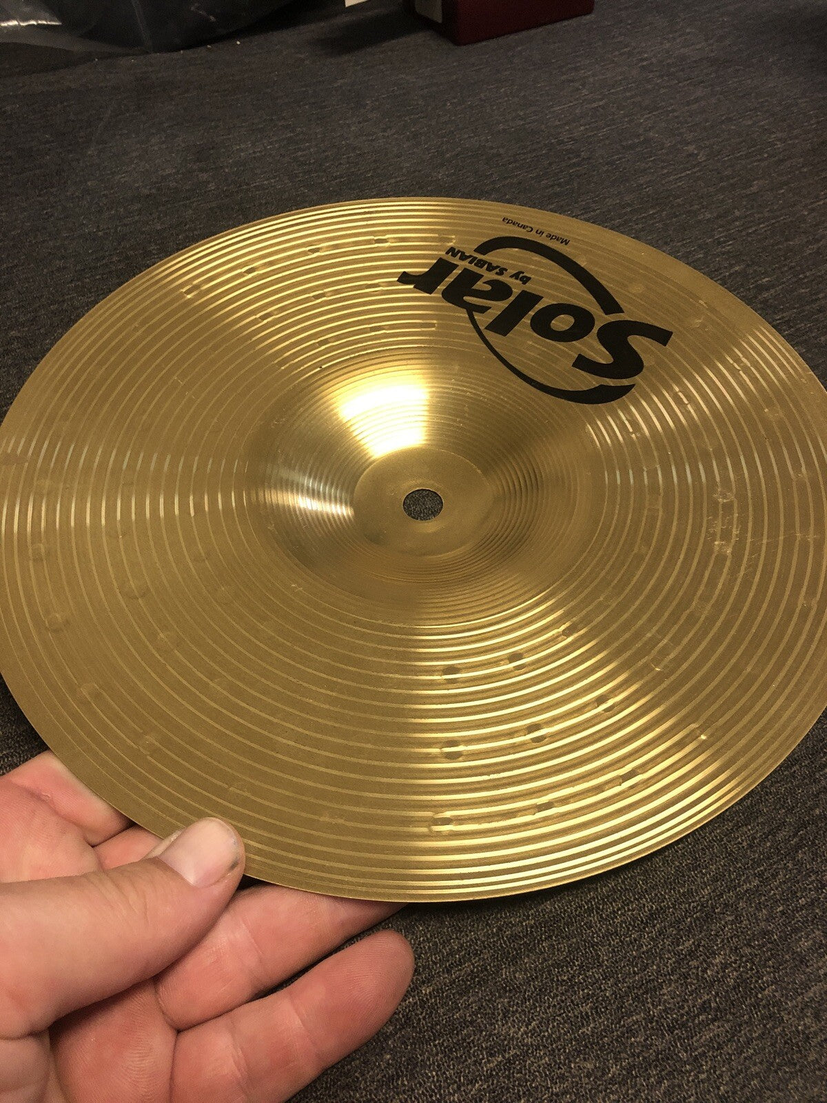 New Sabian Solar 10 Inch Splash Cymbal Made In Canada1