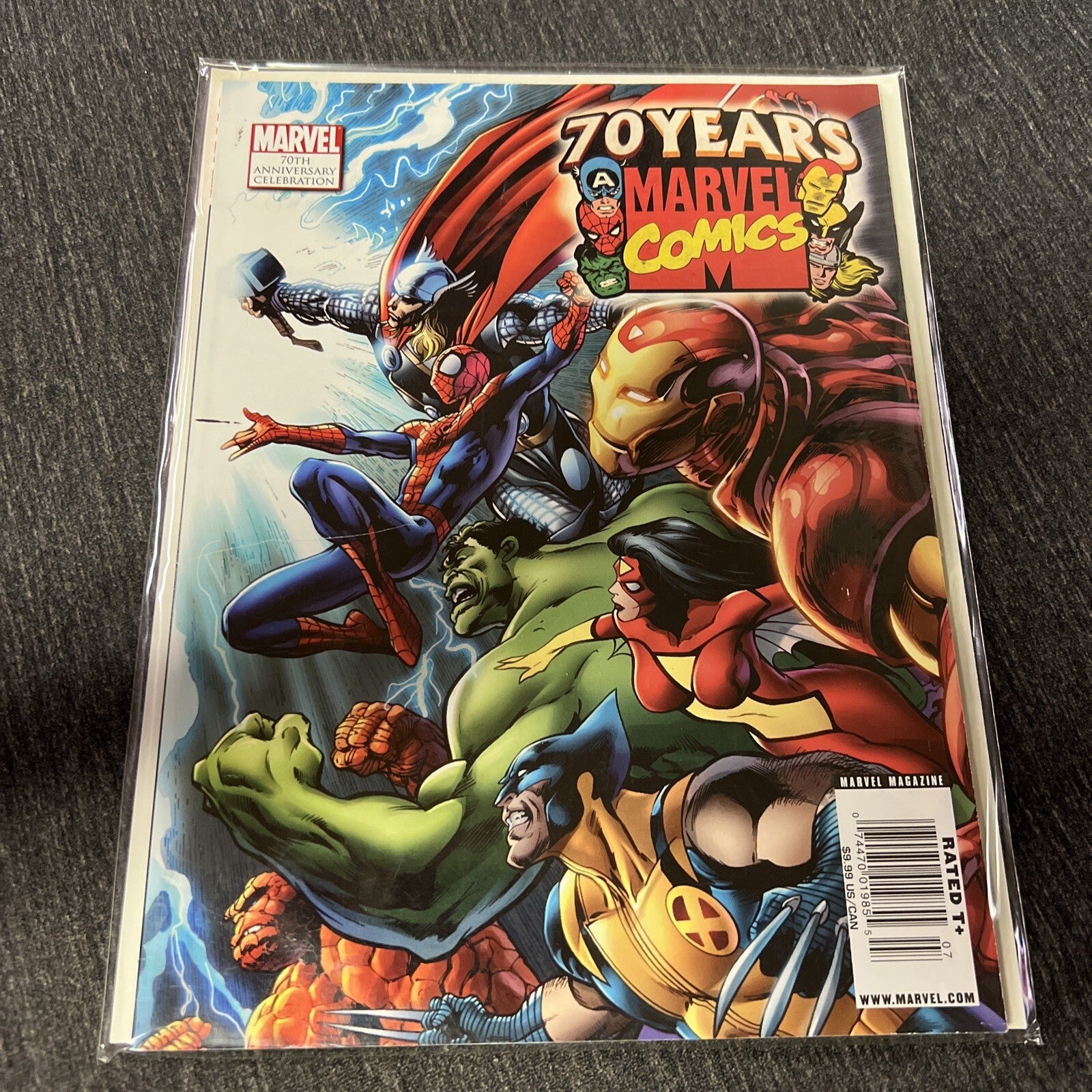 70 Years Marvel Comics 70th Anniversary Celebration Comic Book TVP 0