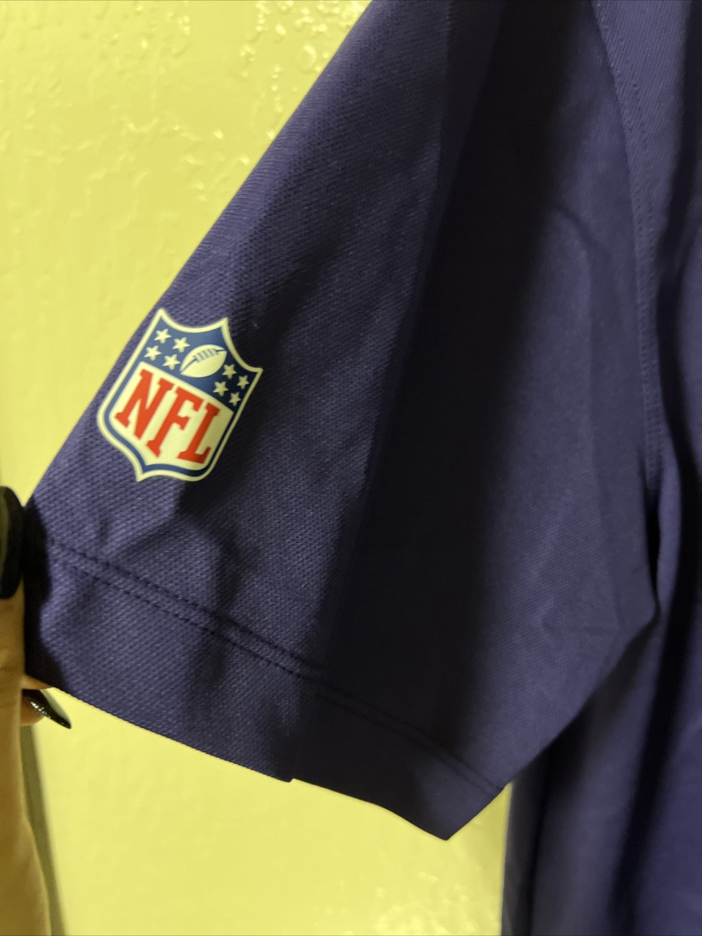 NFL Baltimore Ravens NIKE Dri Fit Elite Coaches Blade Polo Golf Shirt Mens Large3