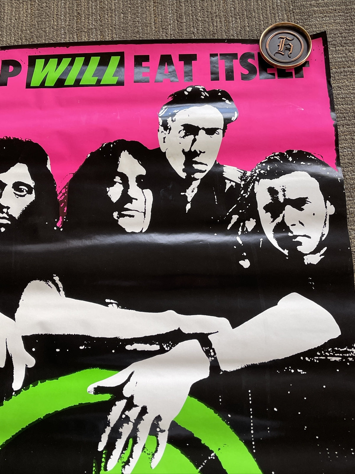 #15 1989 POP WILL EAT ITSELF Record ALBUM Store PROMO POSTER5
