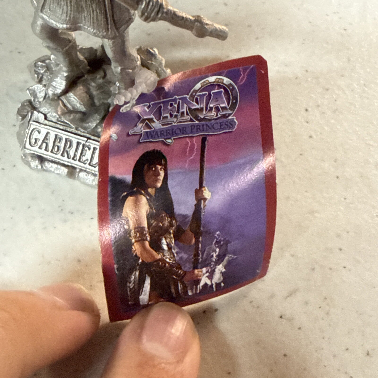 Xena Warrior Princess Pewter Statue Figure Figurine 3.5" Comstock Creations1