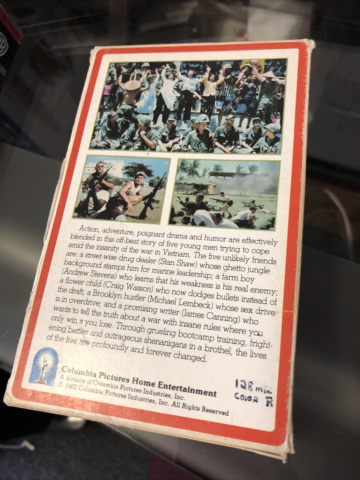 Rare!!! The Boys In Company C Beta Tape Not VHS Stan Shaw Columbia Pictures1