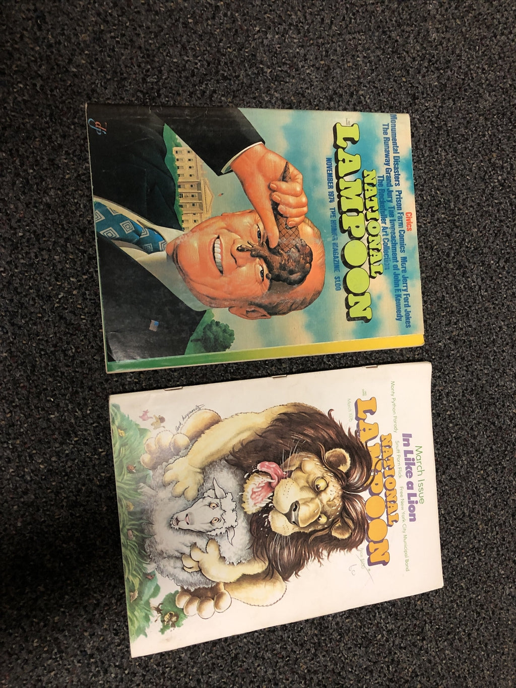 National Lampoon Magazine Lot Of 2 November 1974 & March 19760