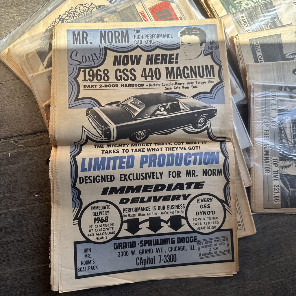 Vintage Drag News Magazine 1967 Volume 12 Drag Racing NHRA Don Garlits Lot3