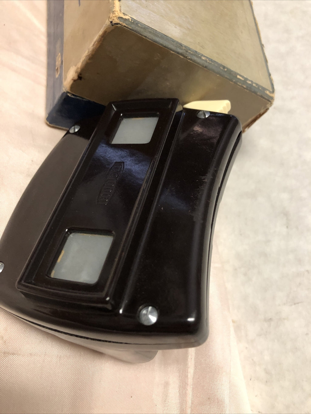 Meopta Meoskop Plastic view-master Stereo Viewer View-Finder Damaged Box1