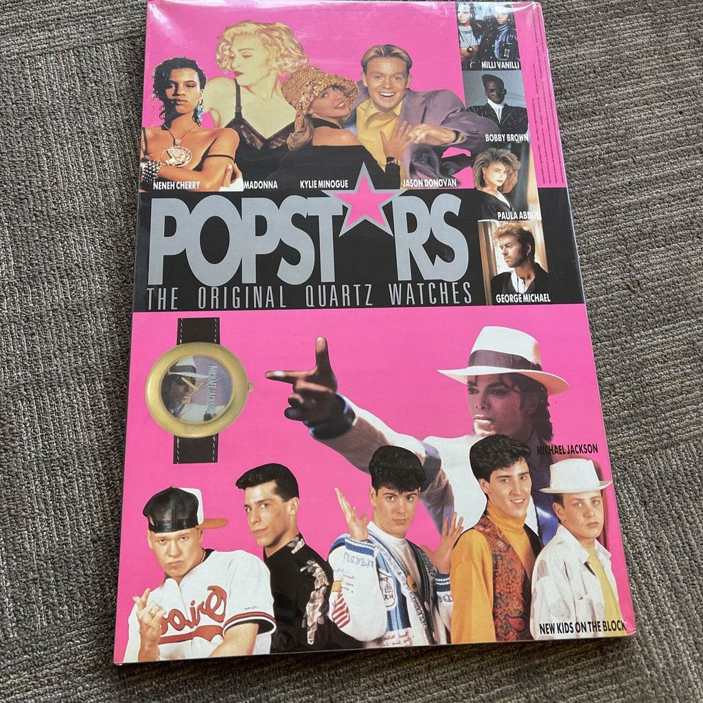1990s MADONNA Michael Jackson Record Store Pop Stars Watch Promo POSTER Display0