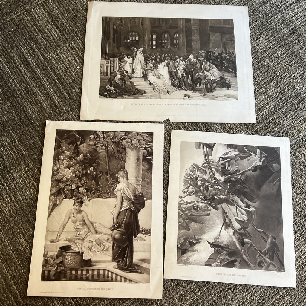 Antique Photogravure Gebbie&Husson Co Art Prints Lot of 30