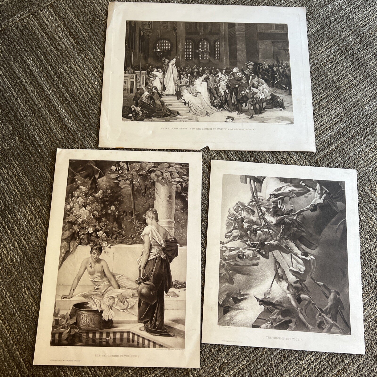 Antique Photogravure Gebbie&Husson Co Art Prints Lot of 30