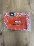 Denver Broncos NFL Orange Striped Insulated Cooler Lunch Box Bag NIP0