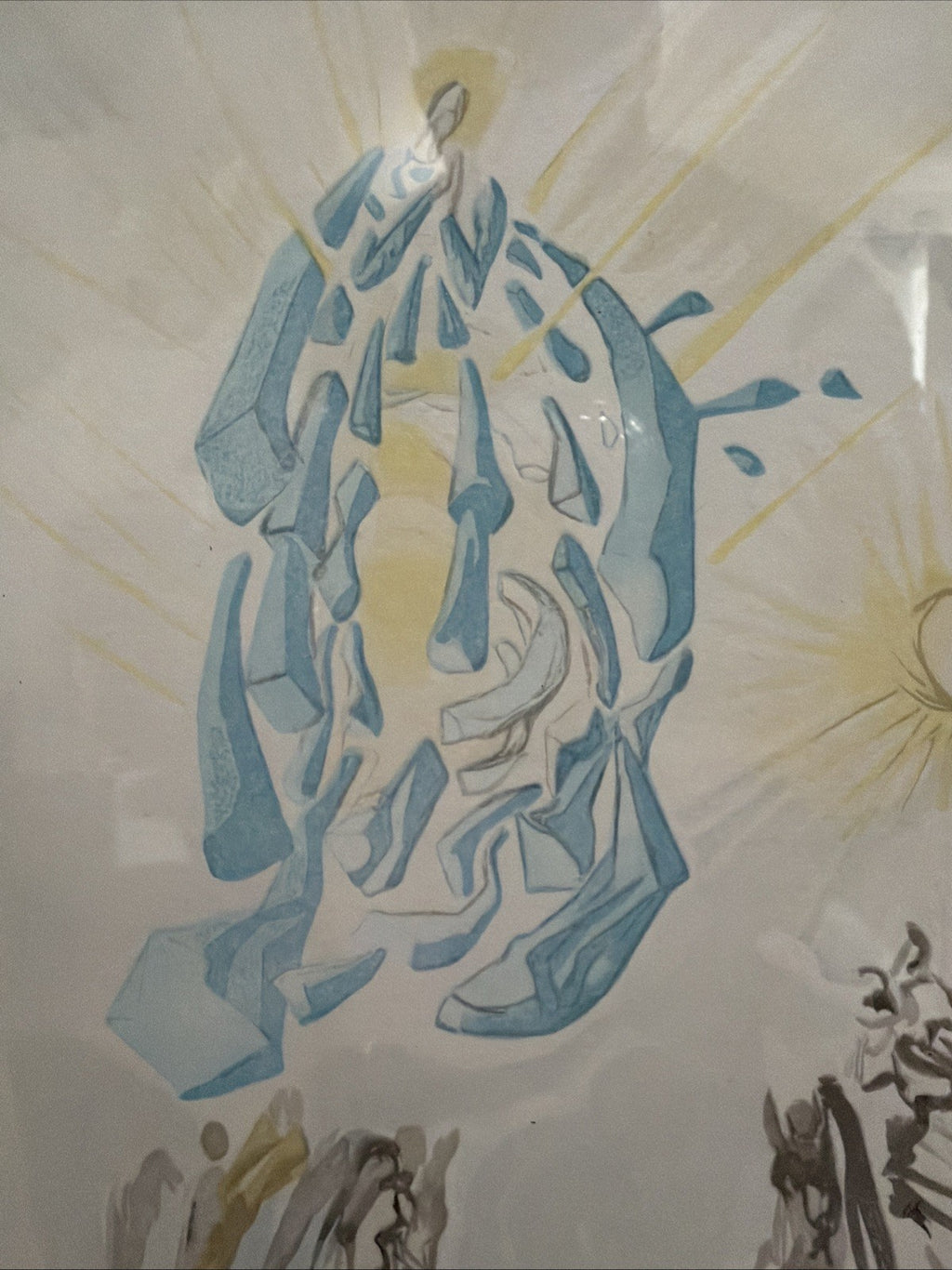 Salvador Dali Divine Comedy Canto Woodcut Hand Signed COA 19603
