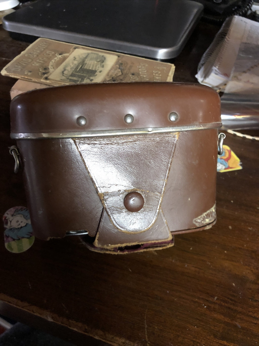 Vintage Balda Camera With Case Baldanar 1:28/454