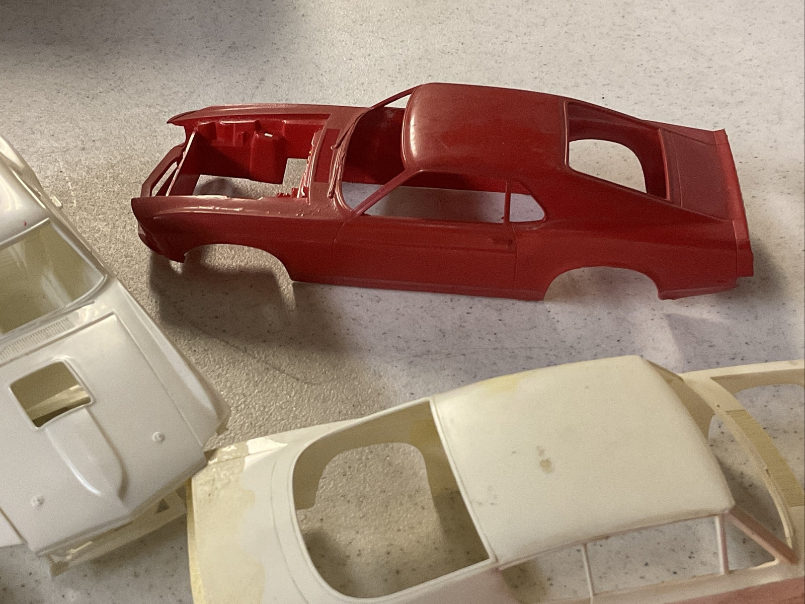 Vintage model car junkyard Body Lot. Ford, Mustang’s10