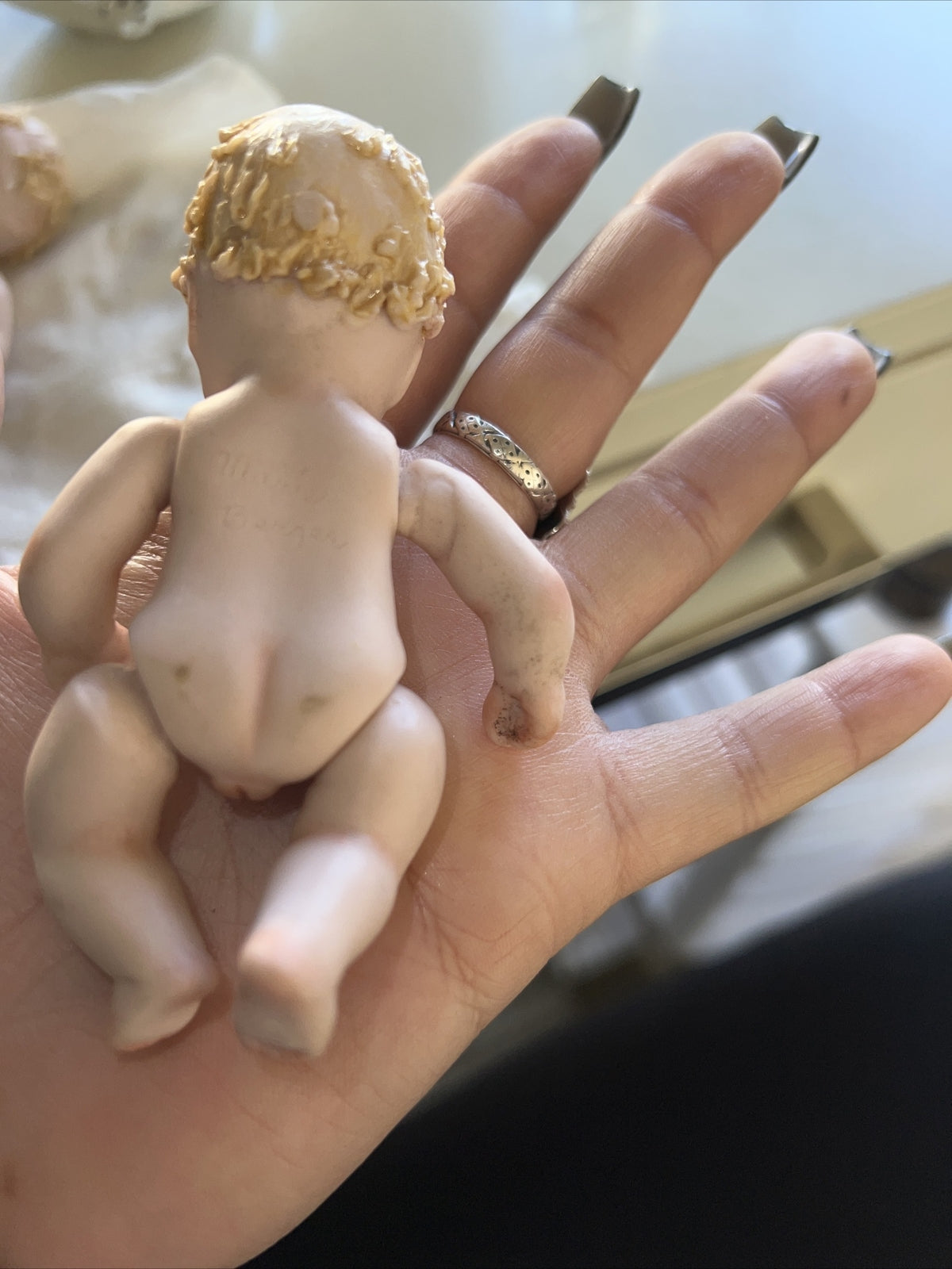 Vintage Pair of Anatomical Bisque Babies Brother and Sister Twins - Marie Berger8