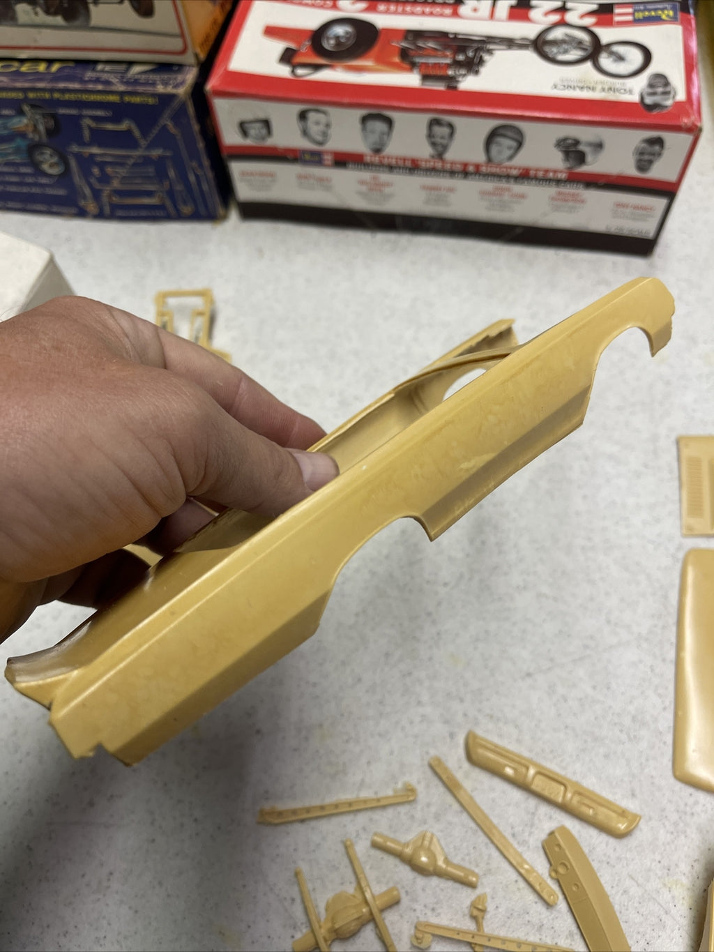 Resin AMT STREAKER OLDS Or Chevelle ALTERED WHEELBASE A/FX  FUNNY CAR Kit3