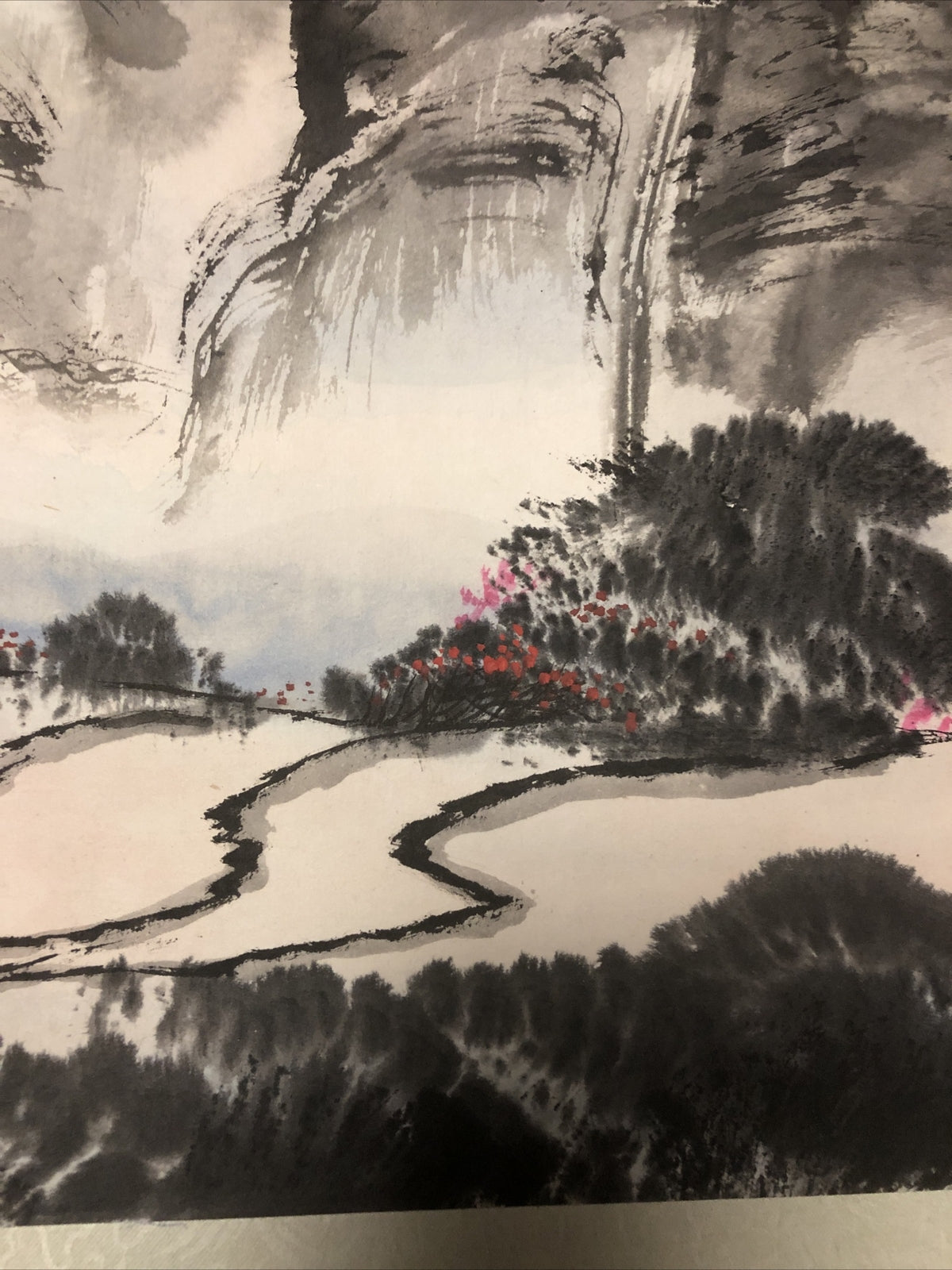 Lot 2: Vintage Japanese Scroll With Box Landscapes Signed Rolled7