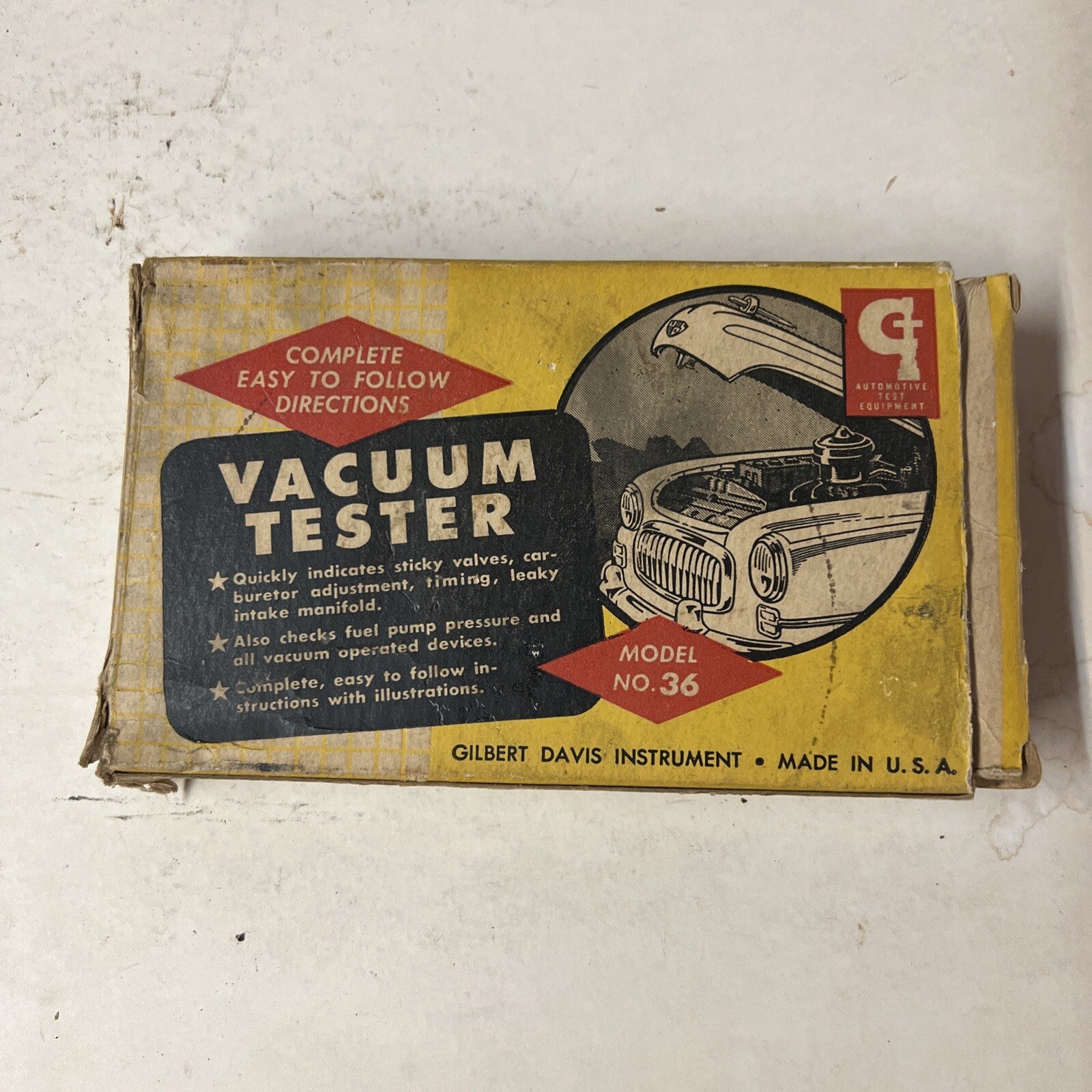 ULTRA RARE ~ VINTAGE Gilbert Davis Instrument 1930s / 40s 50s  Vacuum Tester4