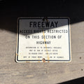 Vintage California Road Freeway City of San Louis Obispo Porcelain Sign0