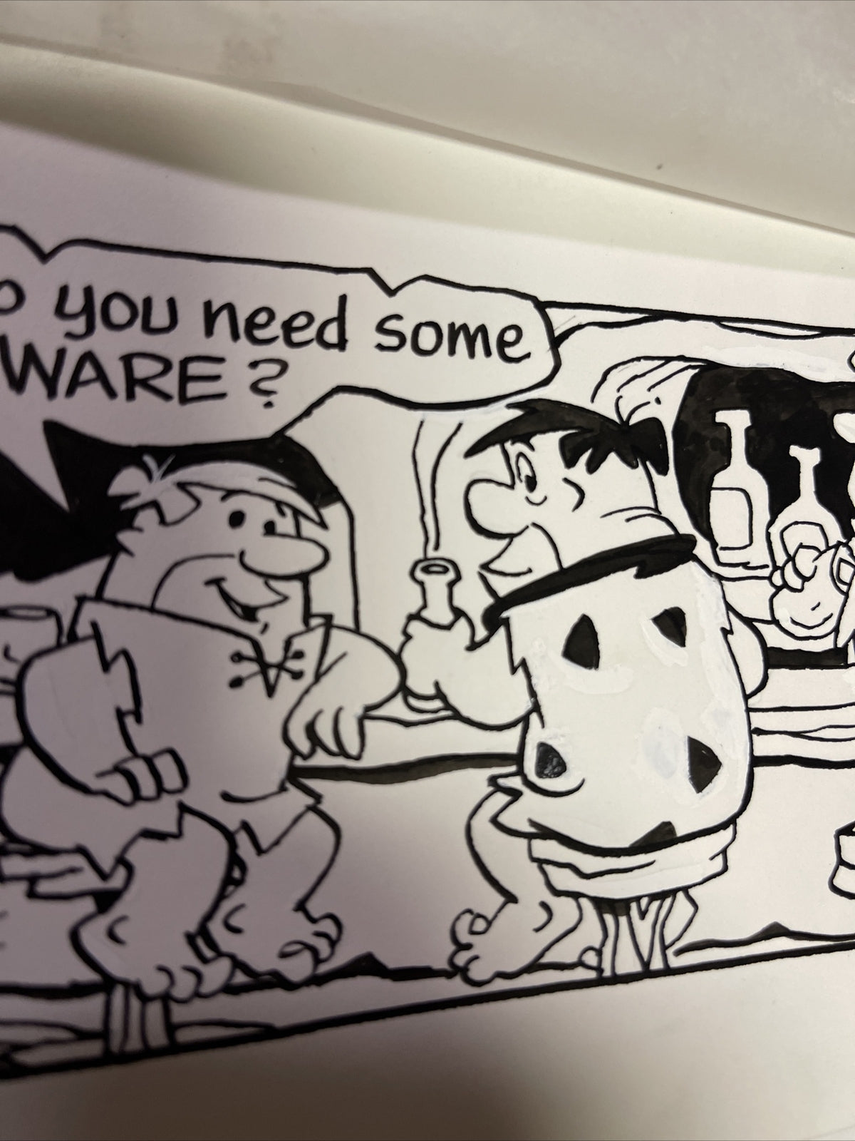 1994 Original Ink Flintstones Comic Signed KDM Karen Marchette Hanna Barbera3