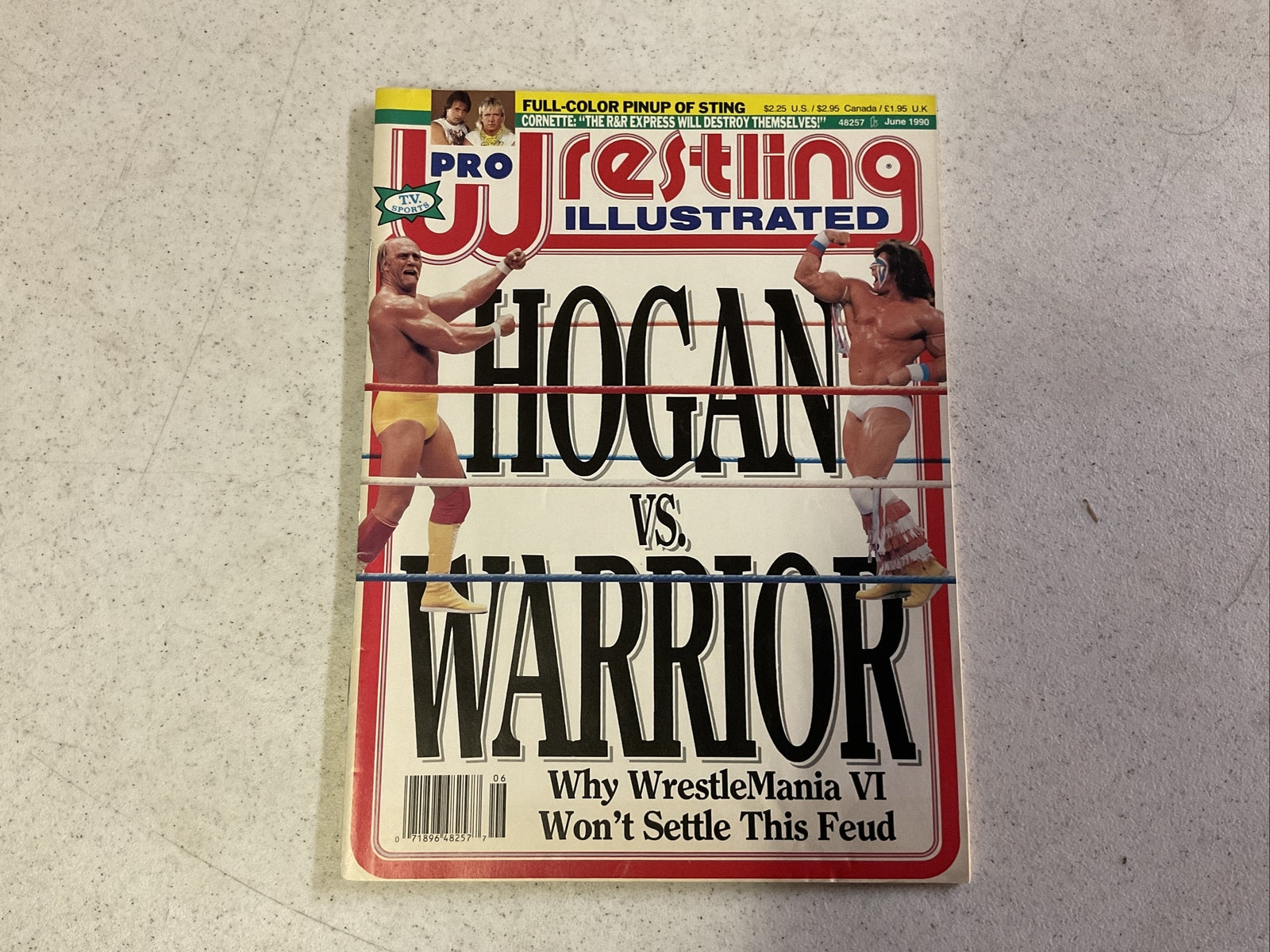 JUNE 1990 PRO WRESTLING ILLUSTRATED magazine - HULK HOGAN vs ULTIMATE WARRIOR0