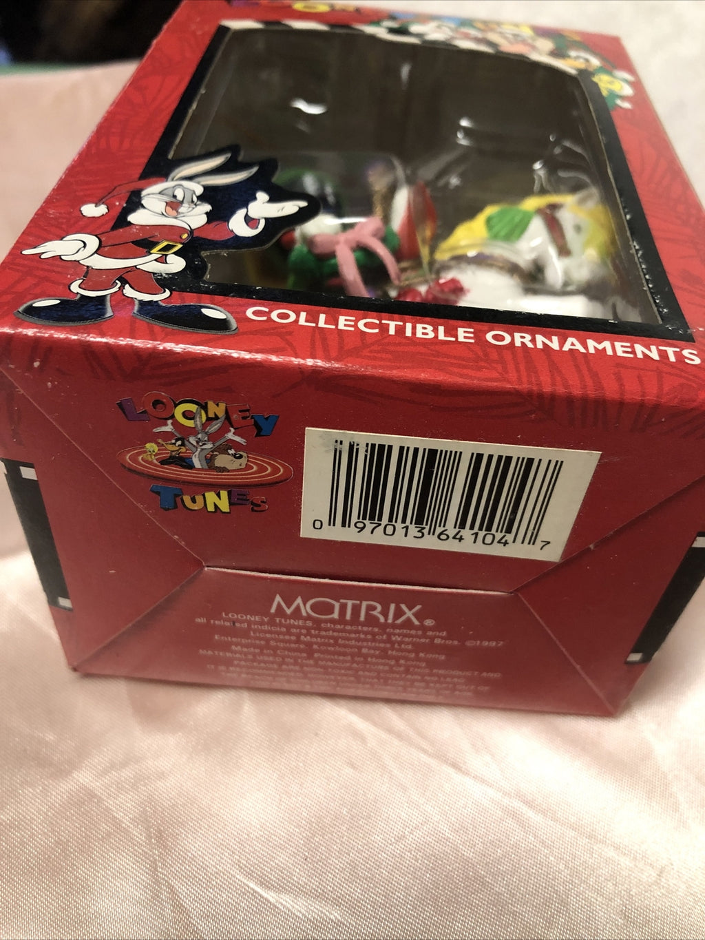 Vintage Looney Tunes Collectible Christmas Tree Ornament Marvin The Martian5