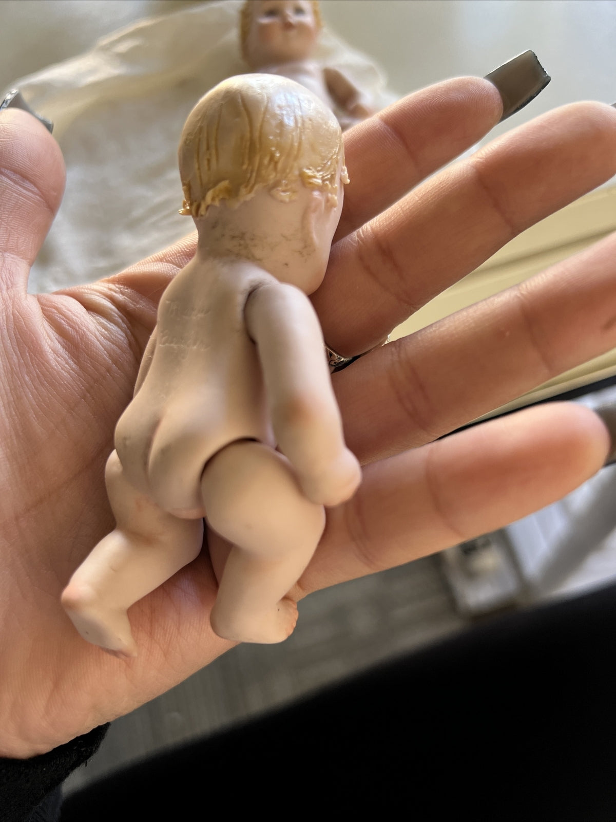 Vintage Pair of Anatomical Bisque Babies Brother and Sister Twins - Marie Berger5