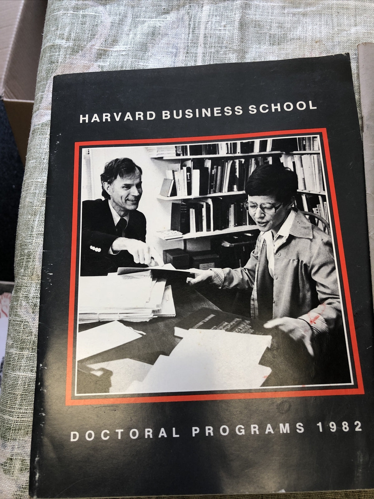 Vintage Harvard Univ. Business School Lot Of 3 Programs 1980, 1981 & 19821