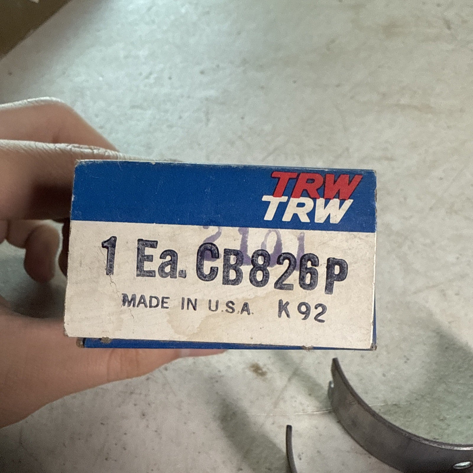 TRW 1 Ea. CB 826 P Standard Connecting Rod Bearings1