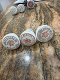 3 Pre-Prohibition Porcelain Beer Bottle Stopper Grace Bros Santa Rosa Auburn CA0