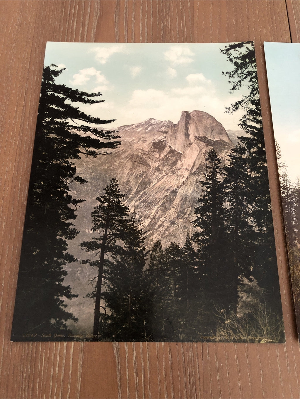 SUPERB 1898 Original Photo Lot Of 2 South  Dome El Capitan YOSEMITE 7” x 9”1