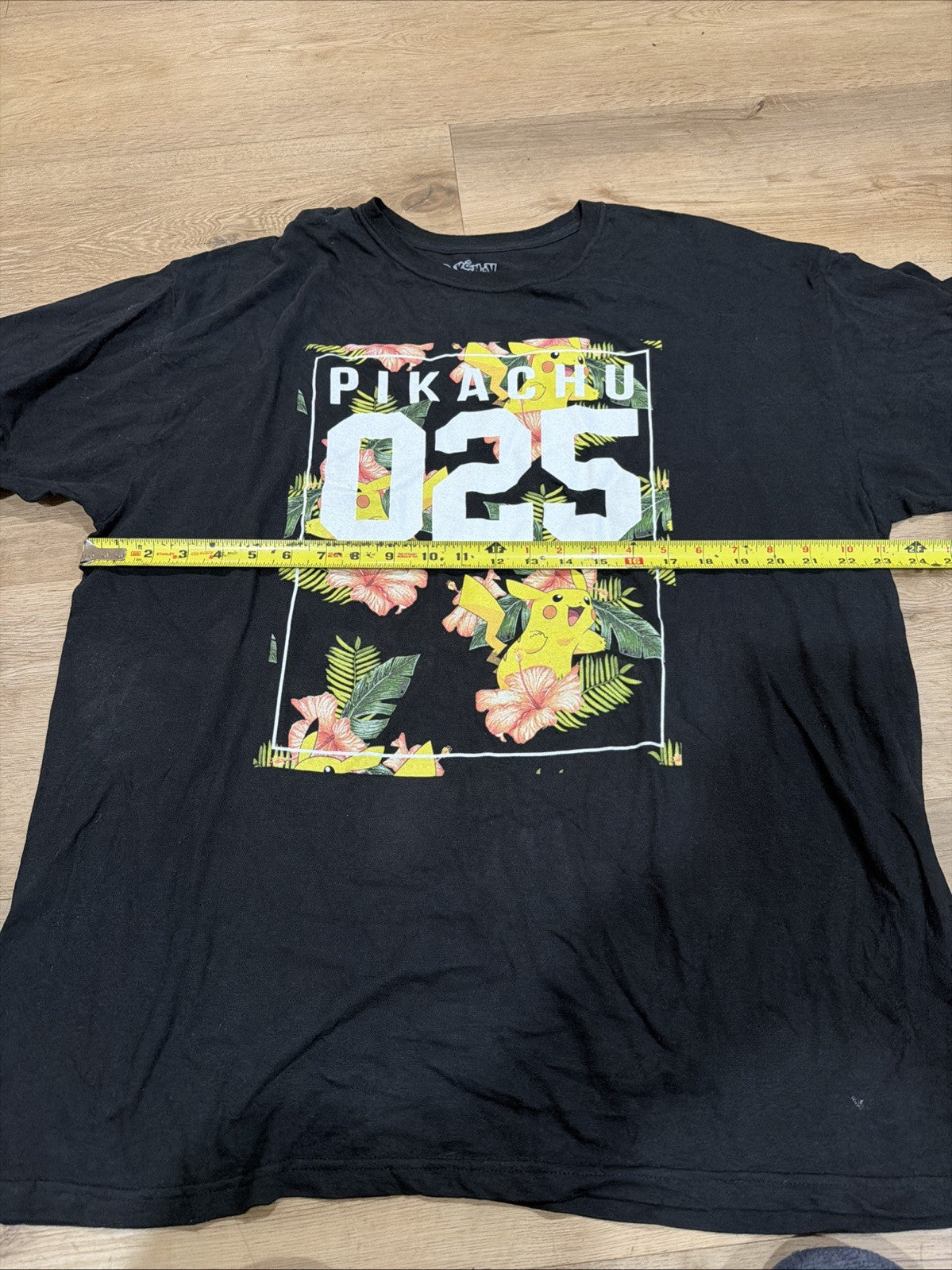 Vintage POKEMON Short Sleeve T Shirt Aloha Floral Pikachu Mens Size XL4