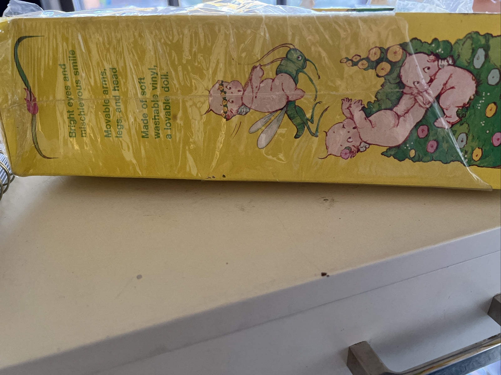 Vintage 1974 Amsco KEWPIE GAL Cameo Doll Poseable 11" in box Vinyl6