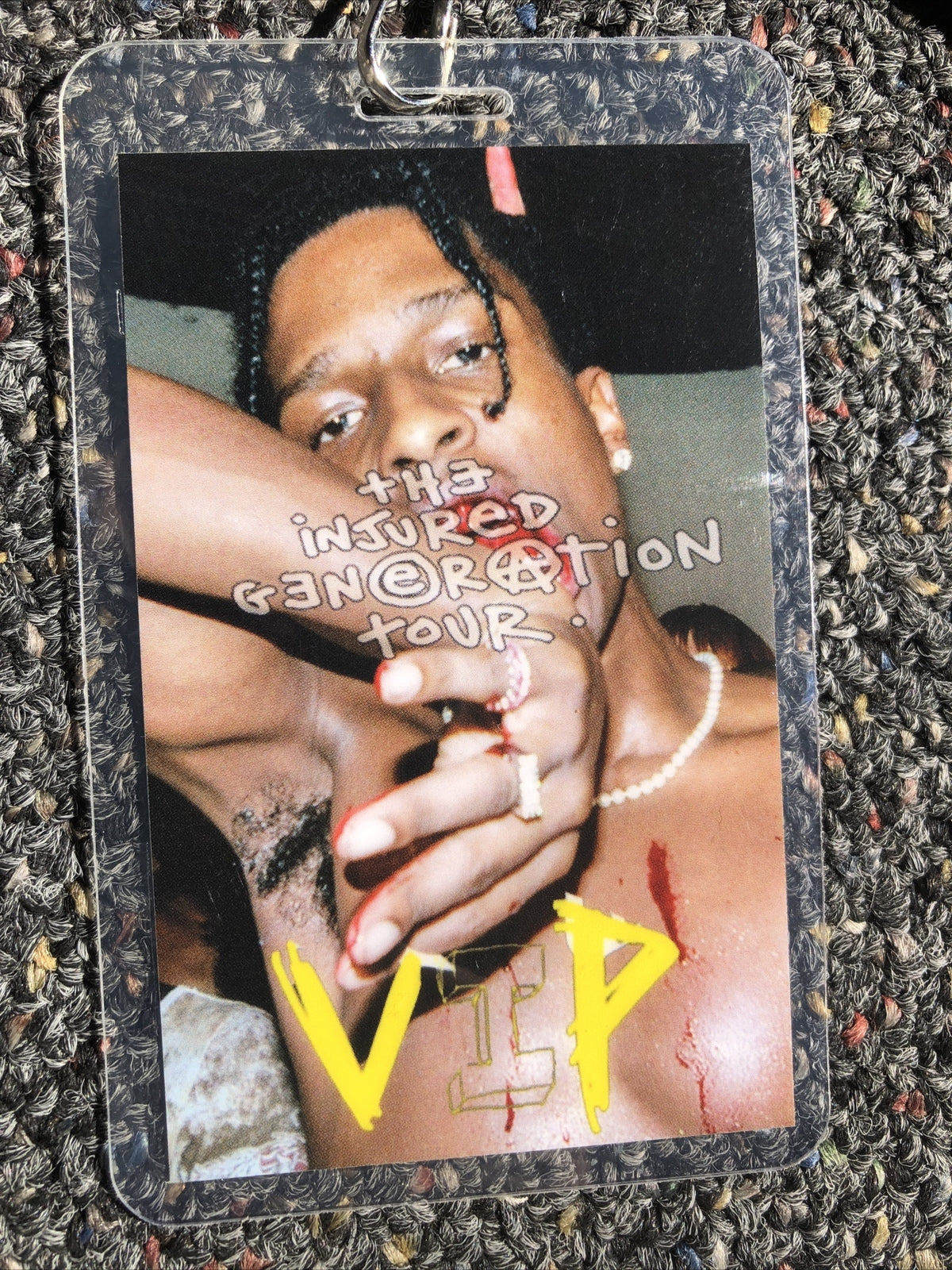 RARE ASAP ROCKY The Injured Generation Tour VIP Backstage Pass1