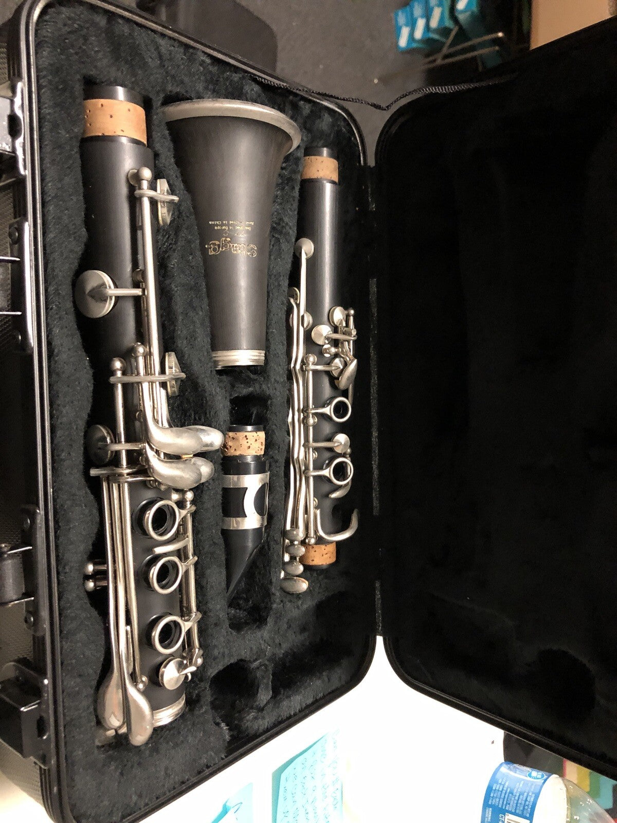 A9 STAGG  CLARINET 77-C With Case, Vintage Beginning Student Instrument0