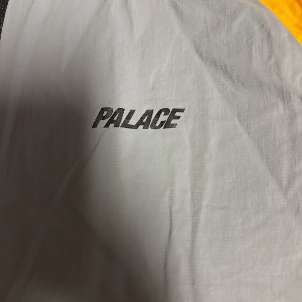 Palace X Adidas Orange Grey Shell Hooded Jacket Size Medium2